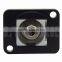 D Type 3.5mm stereo audio female to female connector with metal style