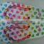 New Cute Printting Soft Eva Flat Slippers for Girl With Fashion Accessories Beaded