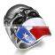 Jingli Jewelry factory wholesale stainless steel flag masked skull rings, custom epoxy titanium steel rings (GH-003)