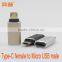 Type-C female to Micro USB male Adapter for Samsung Huawei Xiaomi Nubia mobile