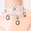MYLOVE Lolita Gothic Collar Choker White Lace Pandent Necklace Gift MLY270