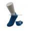 Haining GS custom logo light blue toe and heel anti-slip non slip white soft cotton women grip trampoline socks