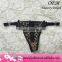 Polyester & spandex fitness women panties intimate lady Anti-Bacterial underwear charming sexy lady open Thong