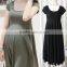 Summer Short Sleeve Slim Pregnancy Dress Wear for maternity O-neck