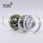 Round Clear Deco Door Set Control Knob Glass Door Pull Handles