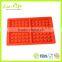 FDA LFGB Silicone Waffle Cookie Mold, Biscuit Baking Pan