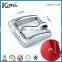 Silver fashion simple stype metal pin leather belt buckle