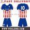 2016 Fashion Design Dri Fit Sublimation Football Jerseys Sports Soccer Jersey , Cheap Custom Footall Soccer Uniform