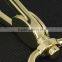 Gold zinc alloy swivel eye snap hook for handbag and backpack