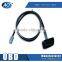 OBD2 male to rj45 extension cable OBDii flat cable