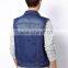 new deisgn vintage washed man denim vest outwear vest(LOTJ265)