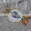 2015 Newest fashion woman Geneva watch ,manufacturer braided colorful band woman watch , skull woman watch
