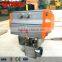 double acting welded pneumatic ball valve high pressure