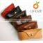 vintage handmade soft custom leather sunglass case, wholesale travel glasses case