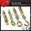 M8 M10 M12 3 pieces 4 pieces heavy duty eye hook Rawl Anchor Bolt
