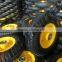 TRUPER quality pneumatic rubber wheel 8x2.50-4 with red rim 6202RZ bearing