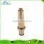 Metal brass garden hose jet to cone ways brass garden hose nozzle