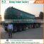 Tri-axle volume optional bulk powder silo semi trailer, V type cement trailer for sale