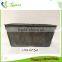 Cheap Wholesale Garden Gnomes Hot Sale Square Large Black Flower Pots for Office