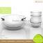 Microwave Oven Glass Insulated Double Wall Vessel Bowl