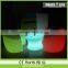 LED outdoor furniture nightclub party show LED bar furniture RGB color changed plastic sofa set led sofa