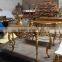 French Style Reproduction Living Room Furniture Console Table With Wood Top