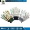 Drill cotton garden glove with PVC dots