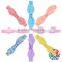 Dots & Check & Stripes Print Headband Latest Design Baby Hairband Cute Rabbit Ears Elastic Hairband