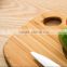 Bamboo cutting board, moso bamboo, color natural, 450*300*9mm