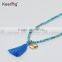 2017 Fashion Design Tassel Pendant Necklace WNKA-030