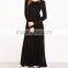 Guangzhou Wholesale Clothing OEM Long Sleeve Velvet Full Length Dresses