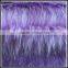 Factory Price Soft Touch With Silver Faux Fur Trim Fabric