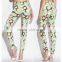 2015 OEM factory new arrival top fashion knit stretchy printing fashion leggings for women