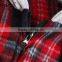 garment manufacturer wholesale plaids winter men polar fleece jacket stock