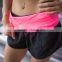 Make your own logo premium running belt waist packs with zipper