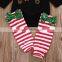 Latest Design Newborn Baby Clothes 2017 Hot Sale Cotton Kid Black Clothing Printed Baby Christmas Baby Romper