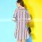 2015 Hot sale 100%cotton fabric casual dress tshirt dress
