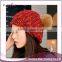 Pom pom knitted earmuff hat pattern wholesale