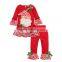 2017 wholesale children's boutique clothing cute baby set kids christmas outfit