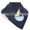China Printing Cotton Custom Absorbent Dribbler Bandana Baby Bibs Wholesale