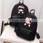 New nylon and PU Little Monsters devil bag animal backpack