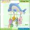 hot sale baby toddler car bed stroller crib cot pram hanging musical spiral activity
