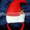 2015 Fancy Cute Red Traditional Santa Hats Christmas Hair Accessories Headband