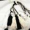 hot sale handmade 100% cotton tassel decorative with braided