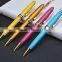 high quality laser Logo heavy ballpoint twist business metal pen box gift set