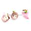 Peaked Cap Cute Girl Doll Polymer Clay Micropore Bead For Jewelry Making