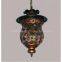 Flush Mount 1 Light Classical Droplight Restoring Ancient Ways Antique Brass Spray Lacquer Glass Metal