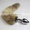 Fox Tail Metal Butt Plug, Alloy Enticing Sexy Tail, Anal Sex Toys