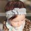 Kids Girl Cotton Flower Turban Headband