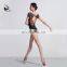 117141041 High Quality Dance Leotard Printing Half Sleeve Ballet Leotards